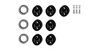 HJS 82 48 3944 Mounting Kit, exhaust system